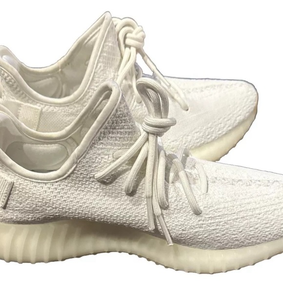 Men’s Size 9 - adidas Yeezy Boost 350 V2 Low Cream White / Triple White - Picture 7 of 10